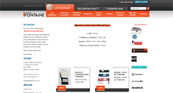 Desktop Screenshot of fontaine-tir.com